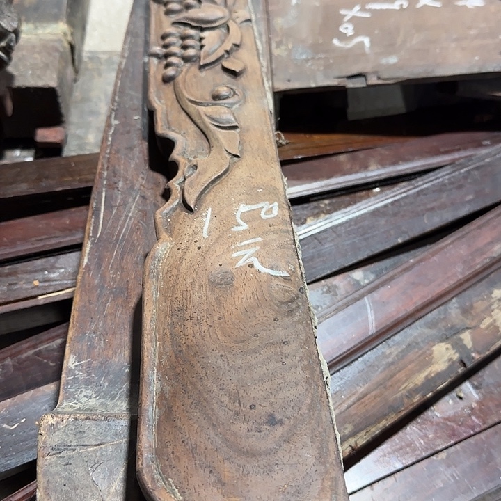 营***鱼大果紫檀（缅甸花梨）红木花板