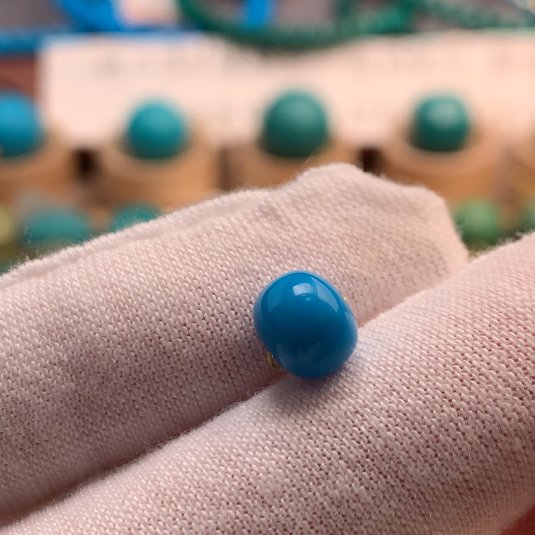 绿松石未镶嵌绿松石7.5mm