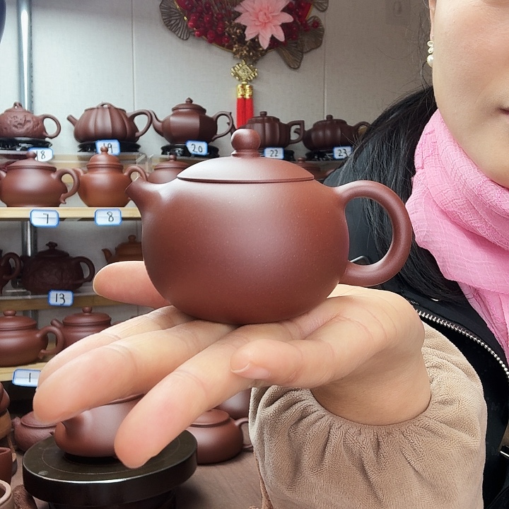 鹍***紫砂茶壶西施半手100毫升，底槽清60目