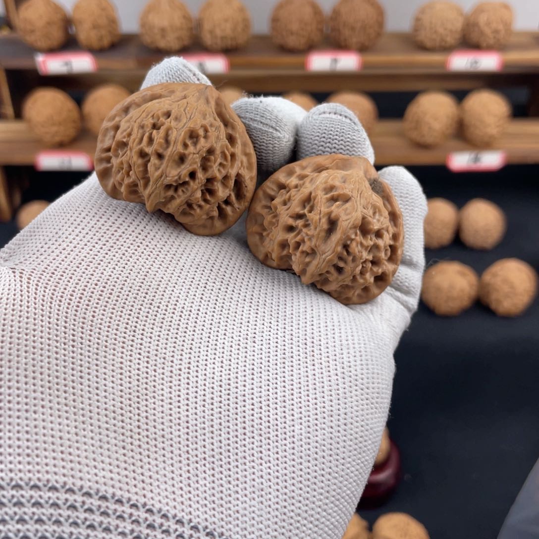 文玩核桃把件39宫灯