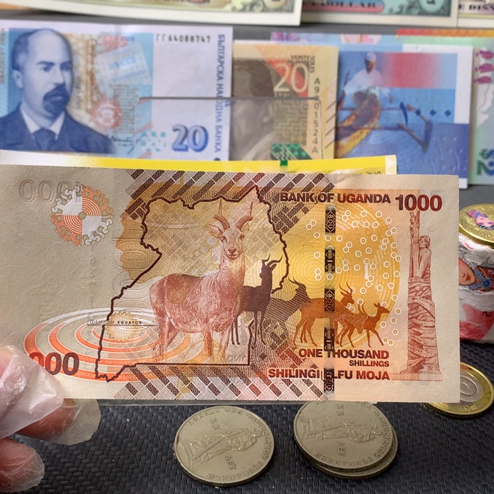 纸币全新纸币乌干达1000