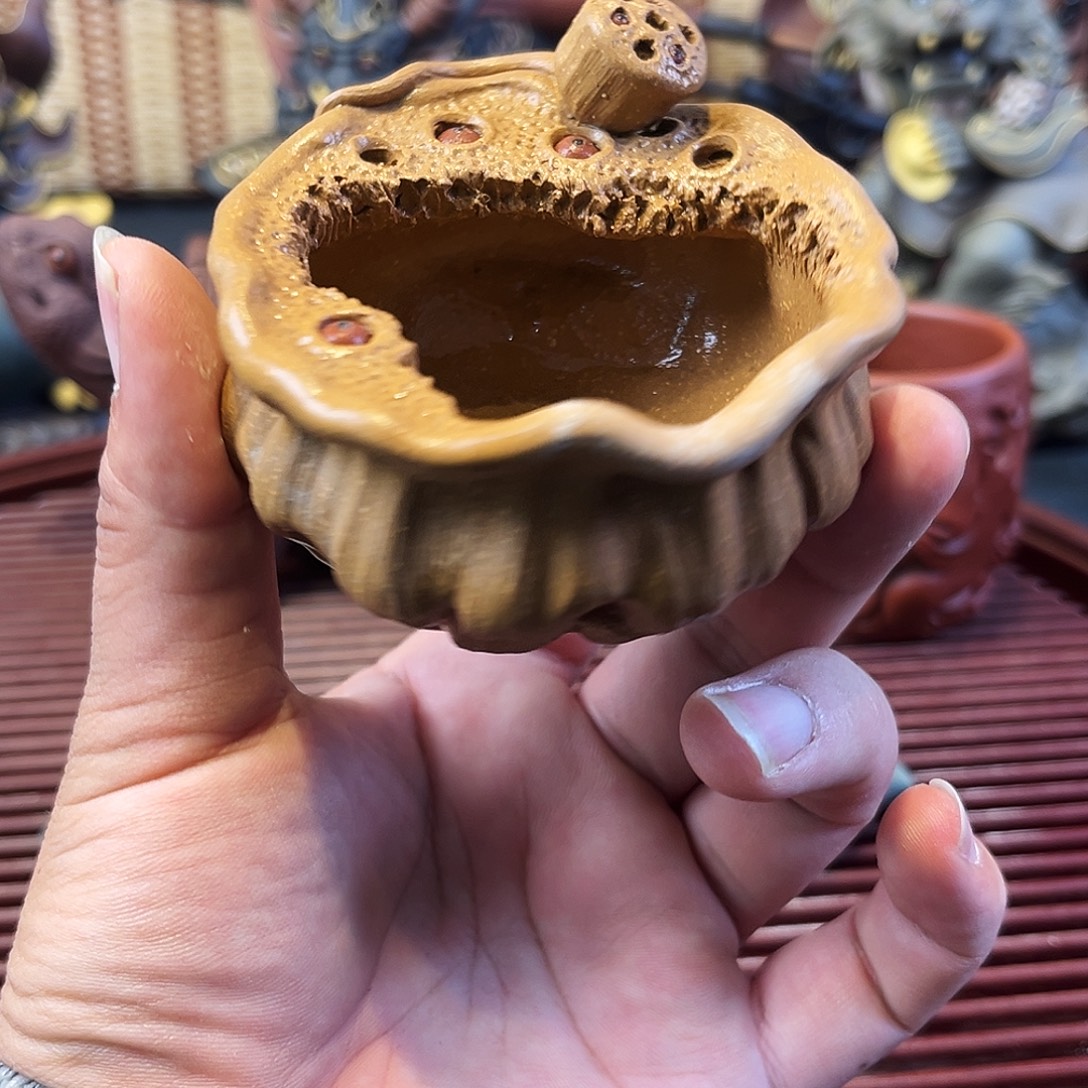 茶杯紫砂高端紫砂茶宠