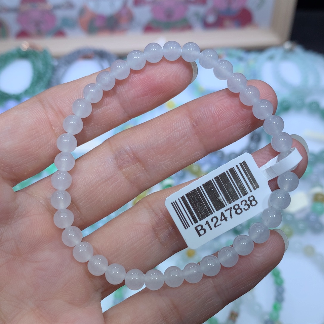 翡翠未镶嵌手链天然