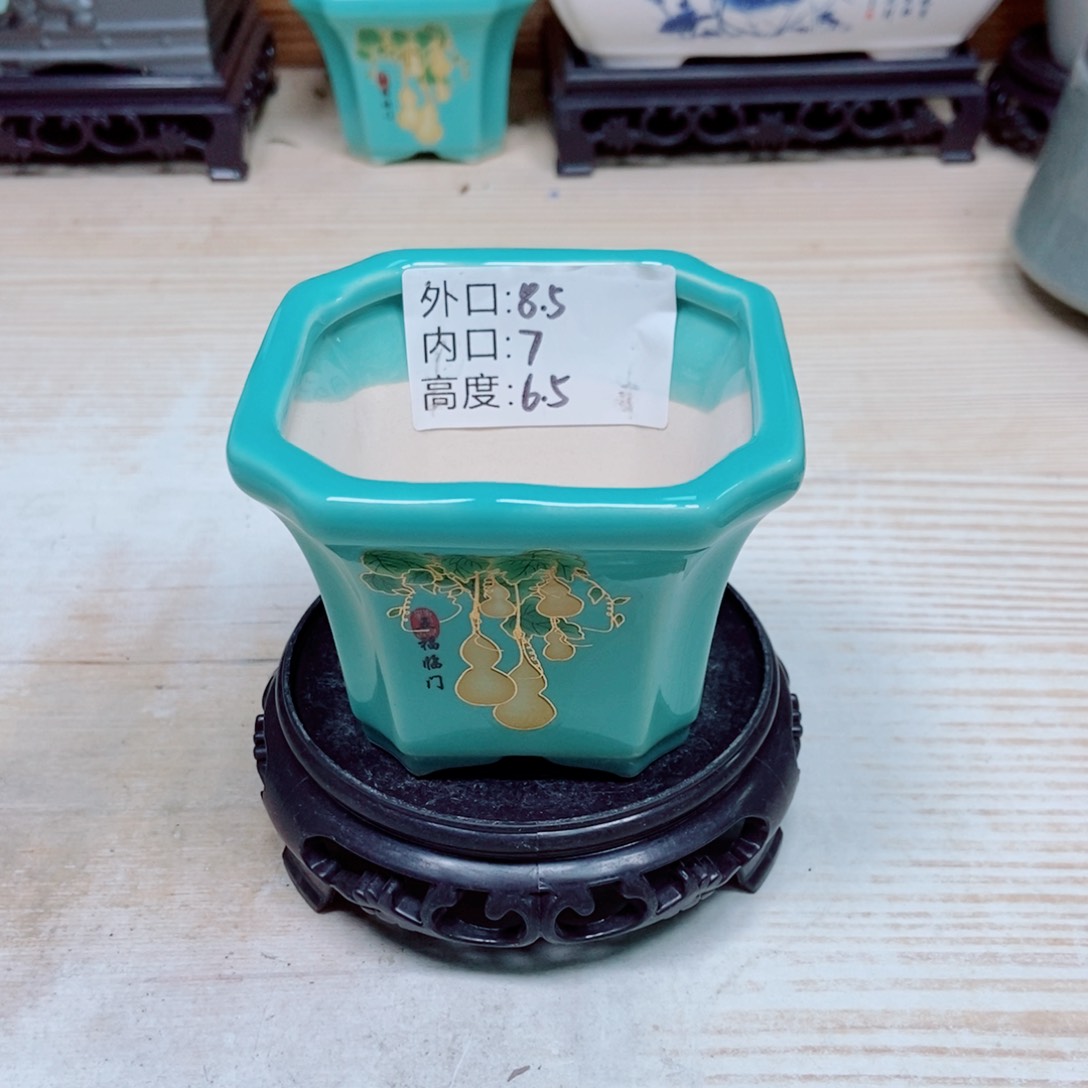 瓷片陶瓷花盆陶瓷艺术