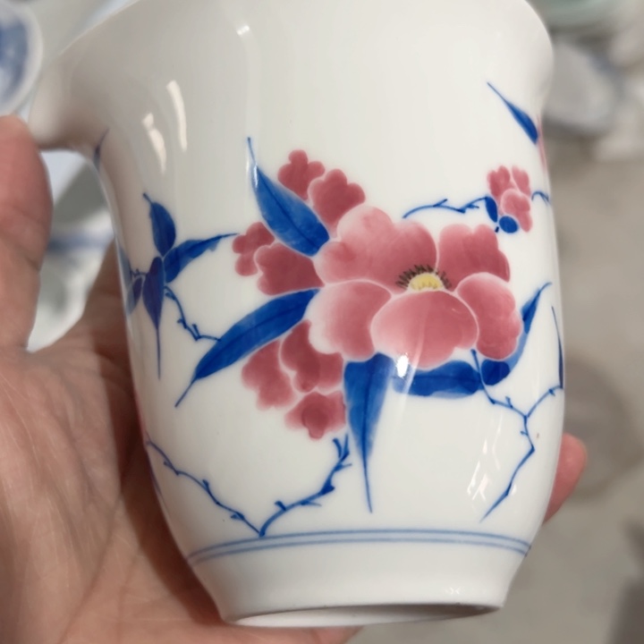 杯手绘大公道陶瓷一个