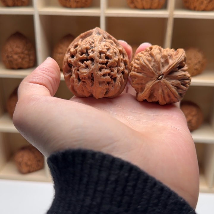 文玩核桃把件凤凰台 45.5尺全品