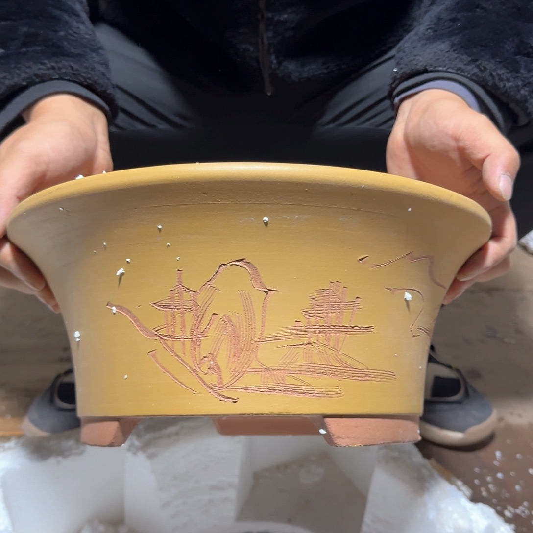 紫砂口径33高度哦14