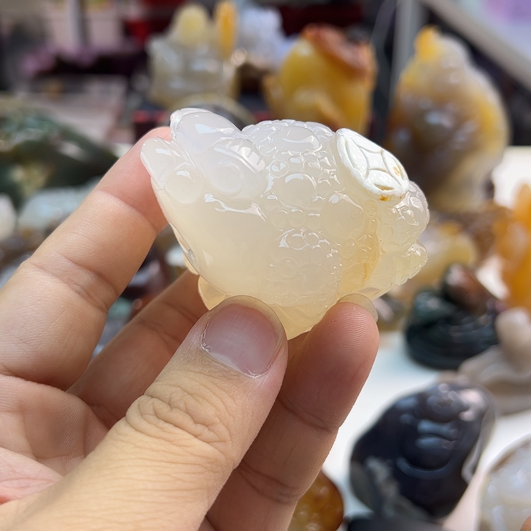 玛瑙/玉髓未镶嵌项链