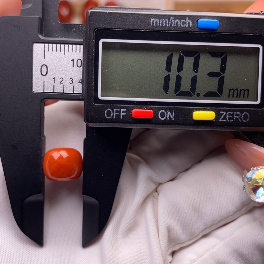 南红玛瑙未镶嵌配饰10✖️8.7无暇带玉化纹