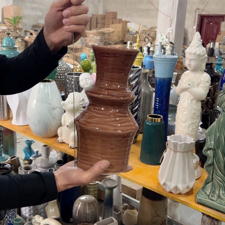 摆件高度29厘米口径10厘米微瑕捡漏