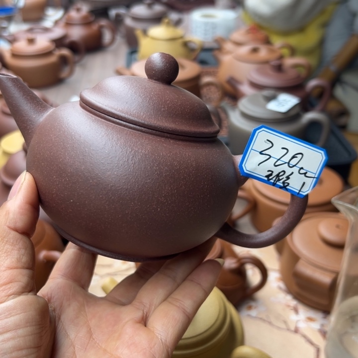 茶壶紫砂紫泥瑕疵320