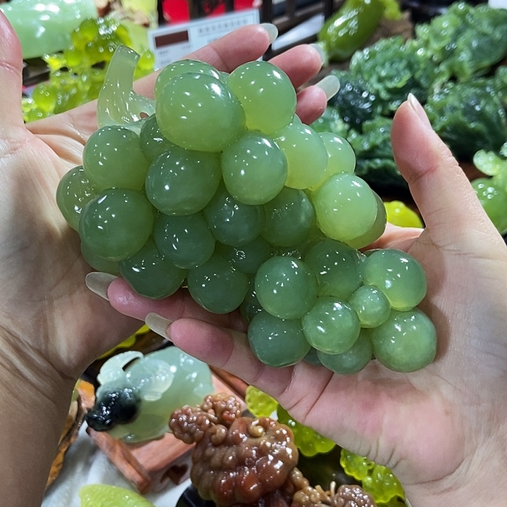 心***爱岫玉合金珠宝奇石