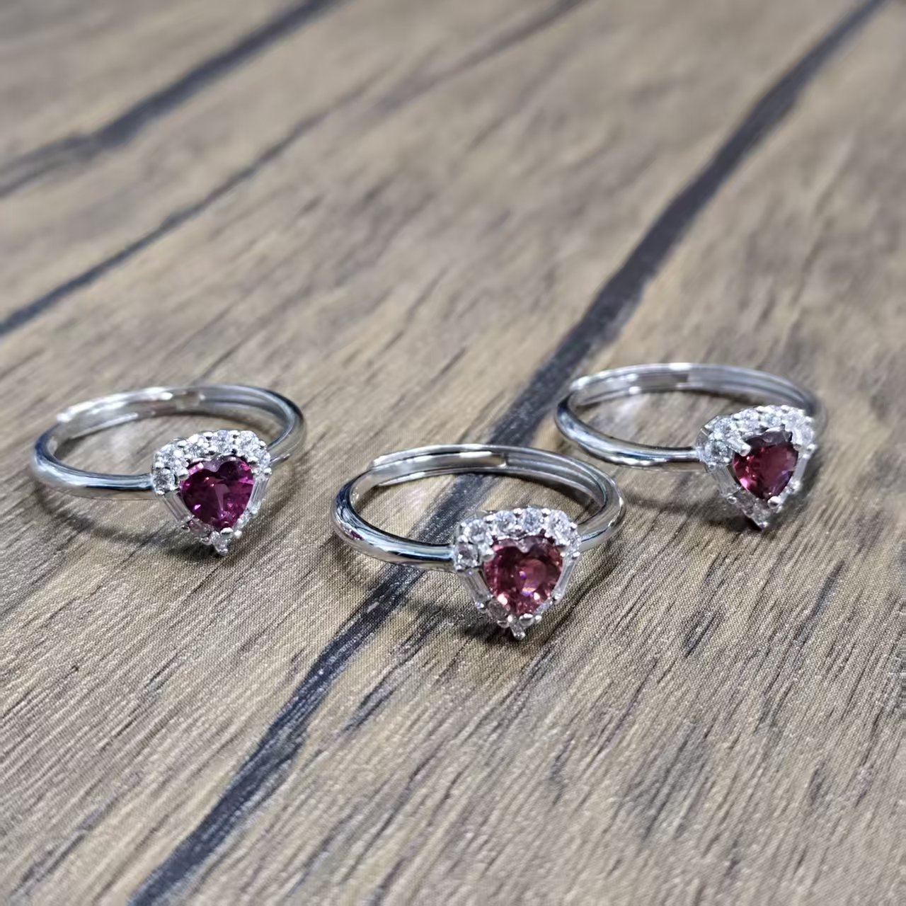 【村有晶品】天然碧玺戒指 多样性发一件  054ZBQX