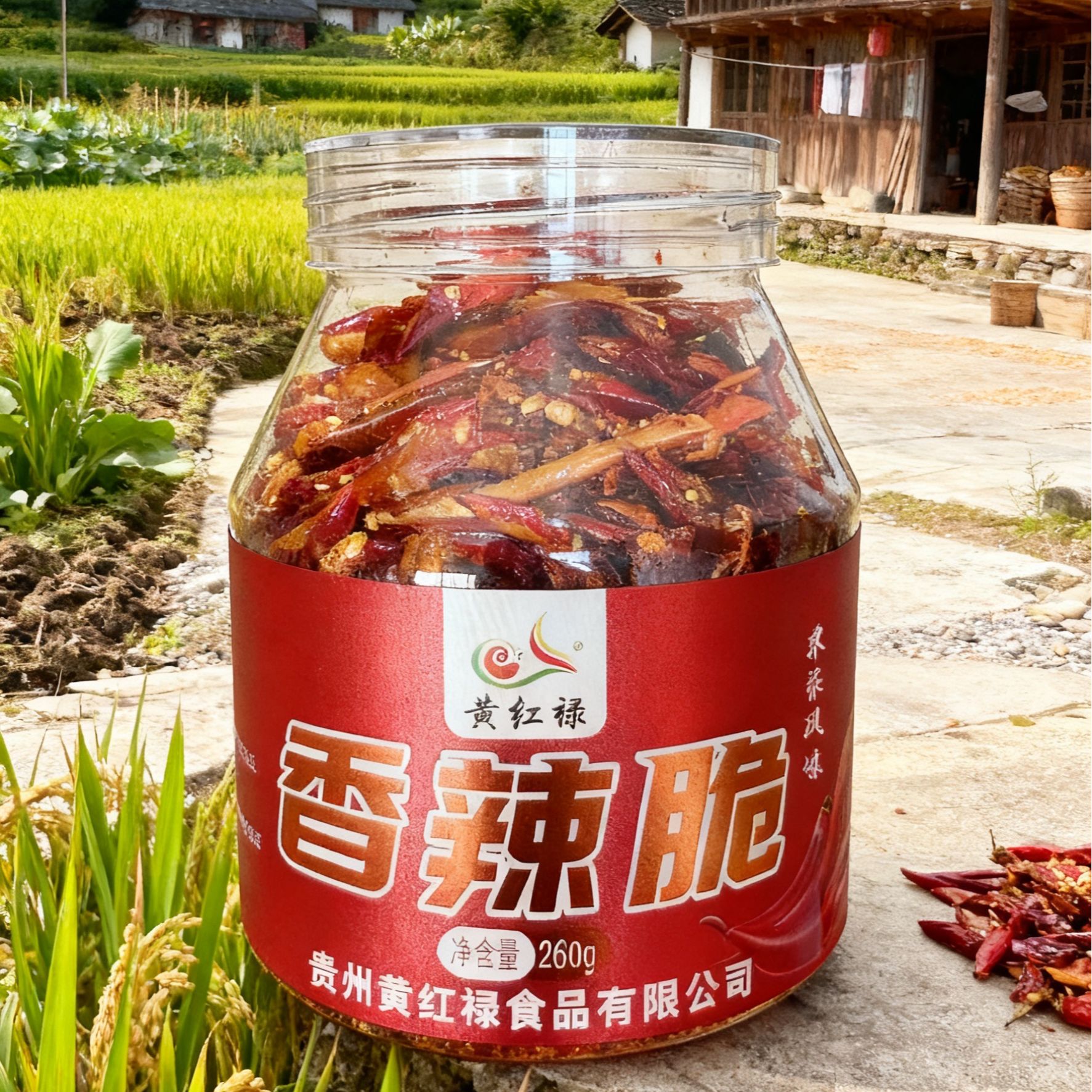 香辣脆又香又脆贵州特产辣椒酥农家风味