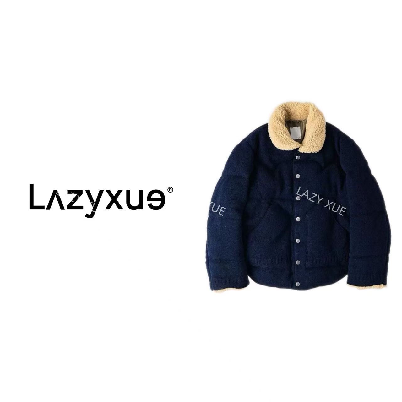 LAZYXUE薛懒懒/100绵羊毛个性时尚翻领单排扣简约长袖外套   5049