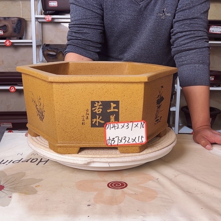 紫砂花盆紫砂花盆