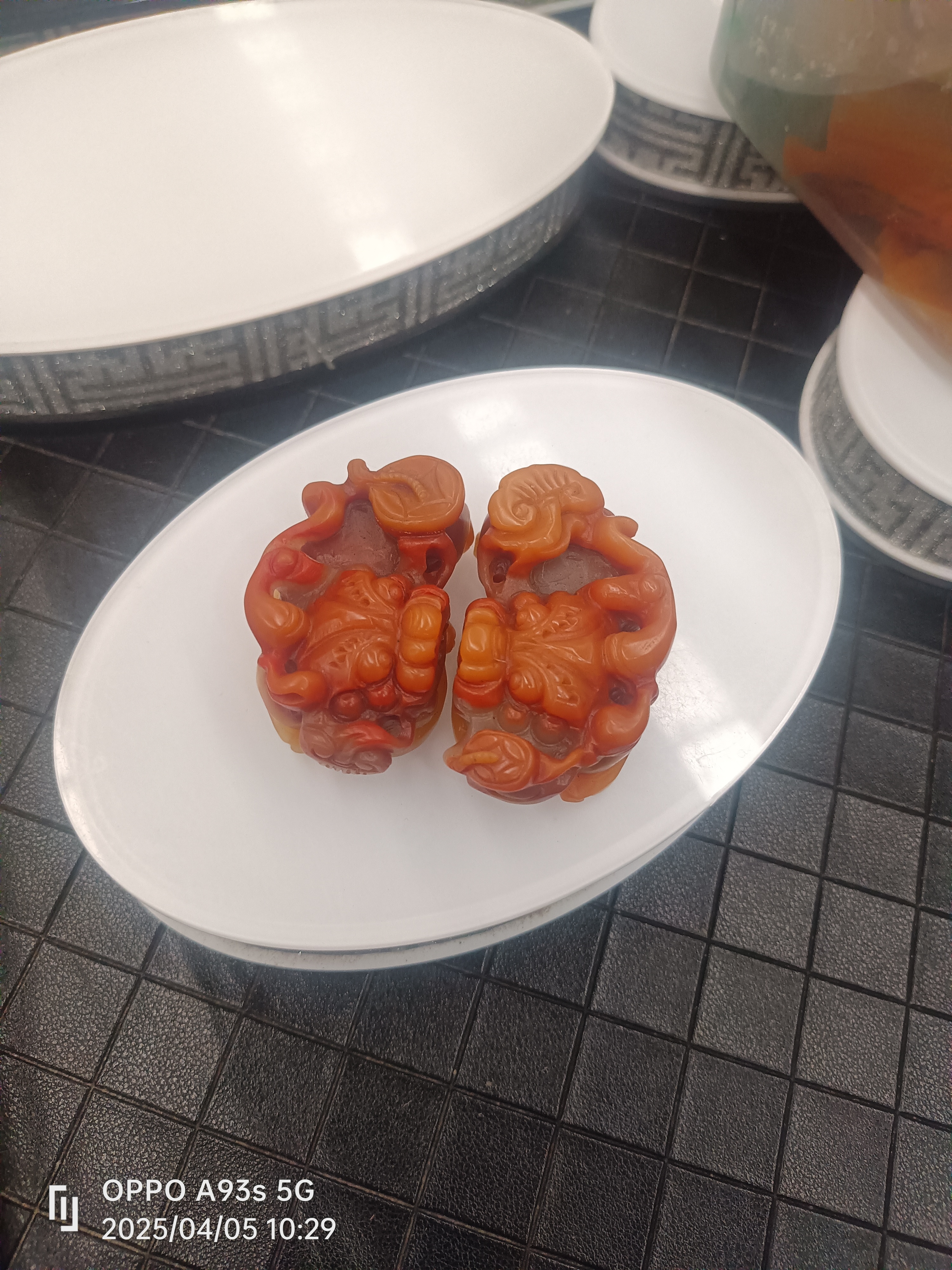 貔貅手把件，通透，水润