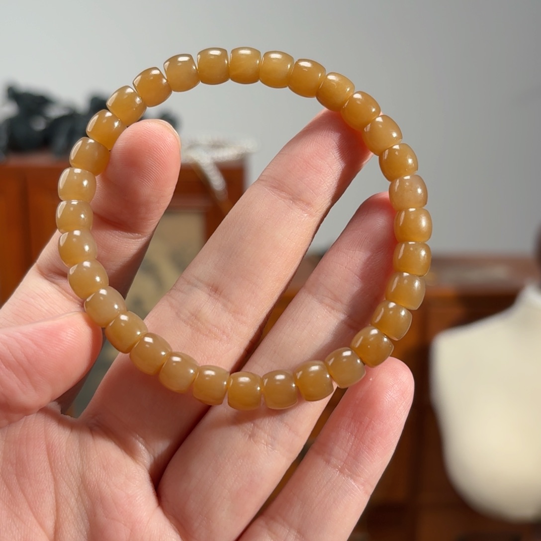 和田玉未镶嵌手串