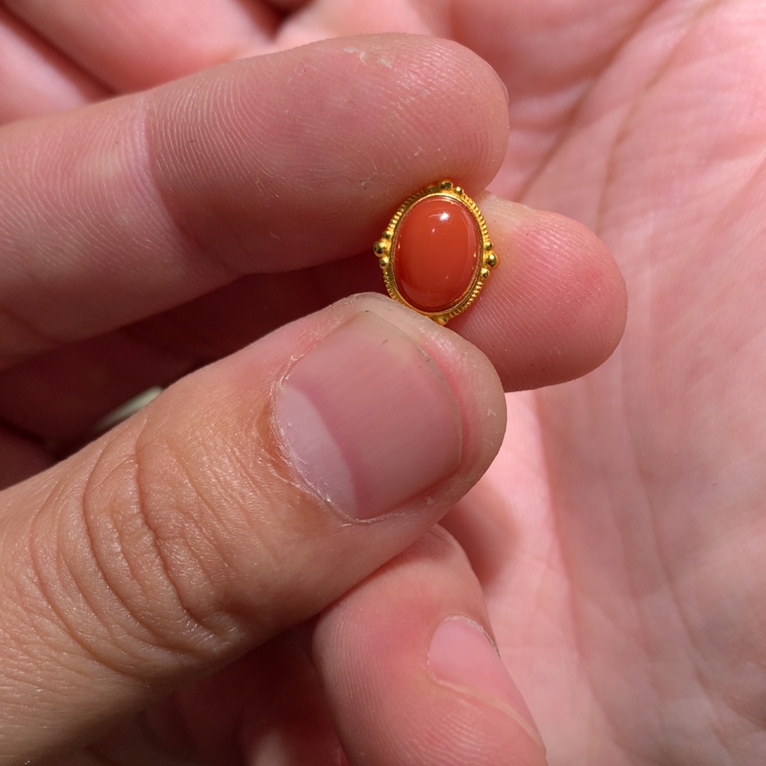 玛瑙/玉髓31文玩配饰多样发其一合金