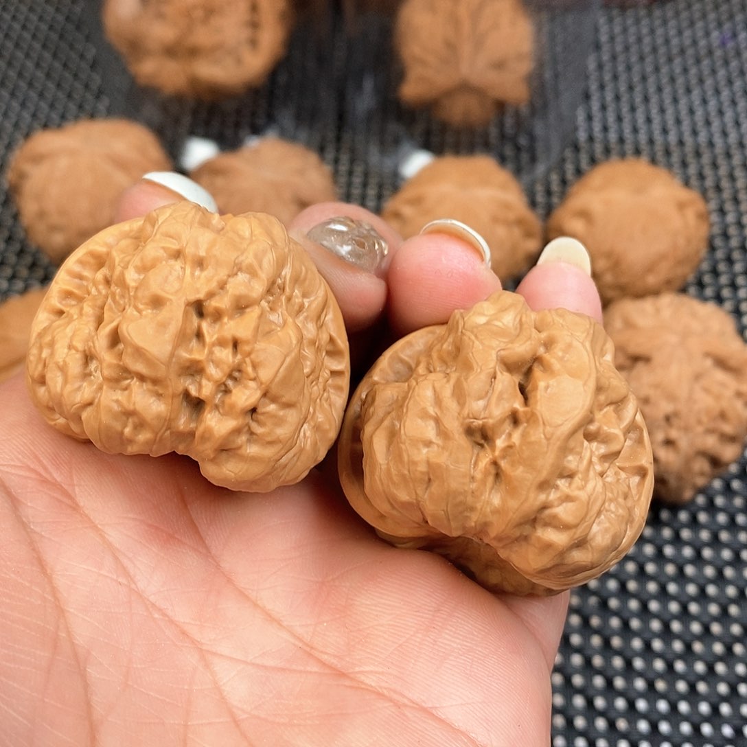 文玩核桃把件37尺肌肉感十足大粗腿蛙