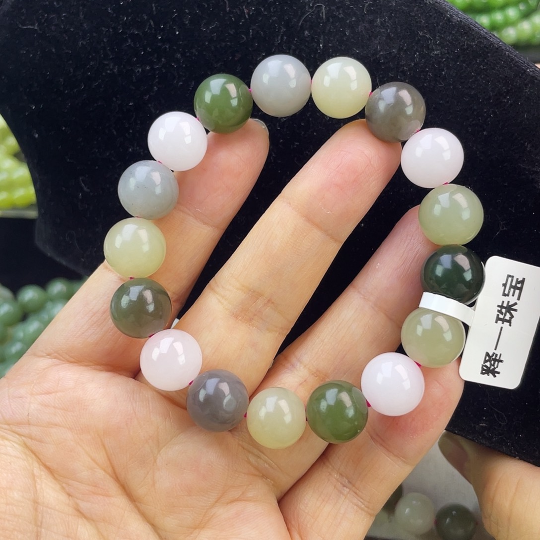 和田玉未镶嵌手链