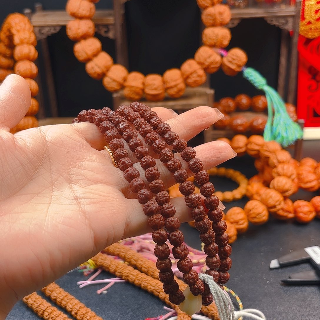 文玩核桃吊坠麦*子核桃脖挂