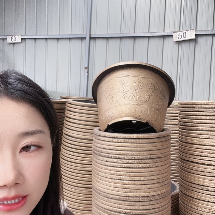 八角60花盆2个有孔