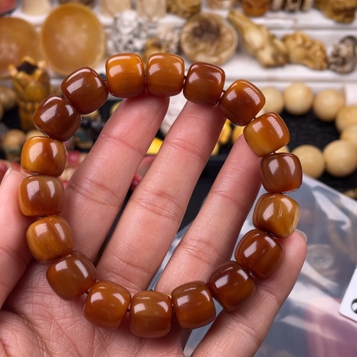 驼骨其他牛角桶珠13