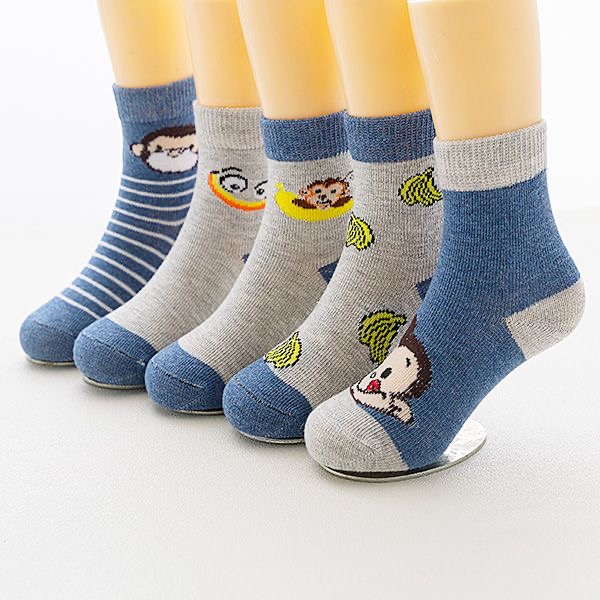 儿童袜子秋冬季棉袜厚款中大童1-12岁中筒袜小孩棉袜