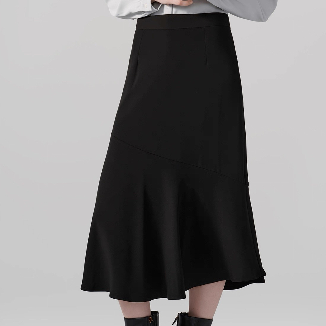 秋季新款花纱水洗绵学院风外套与半裙套装