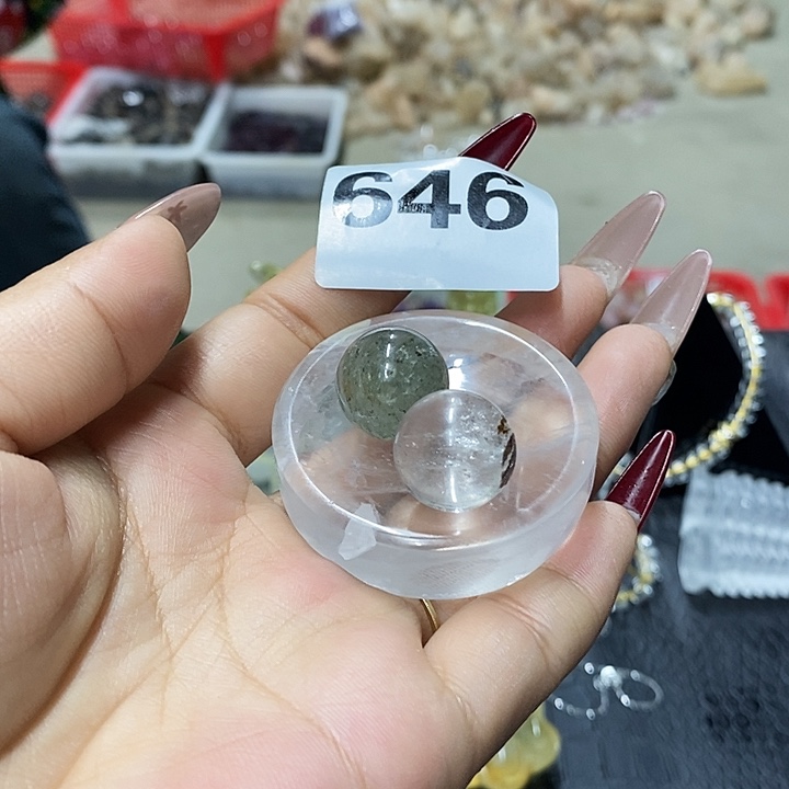 水晶未镶嵌珠宝半成品