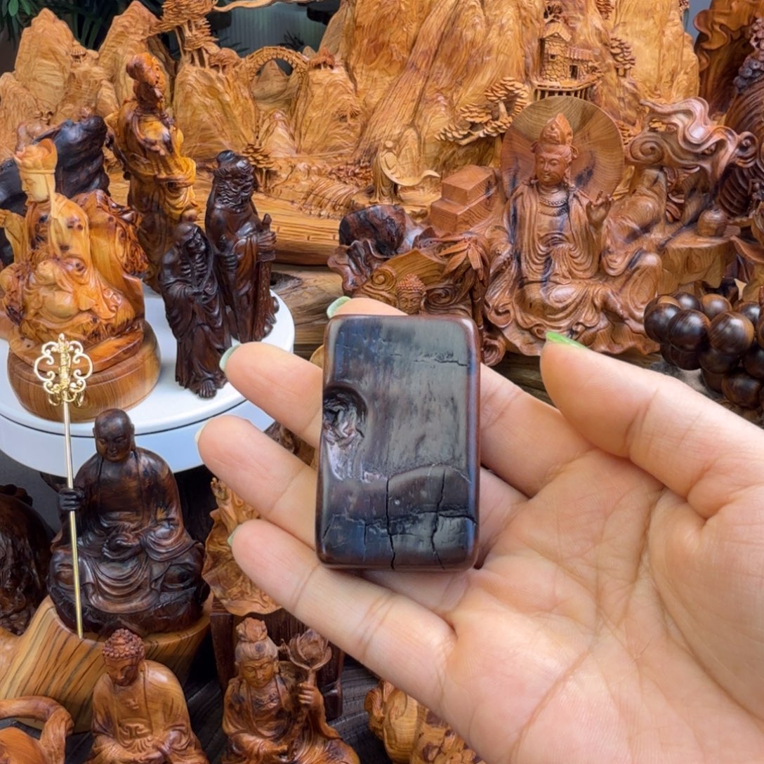 王***炁柏木雷击枣木手把