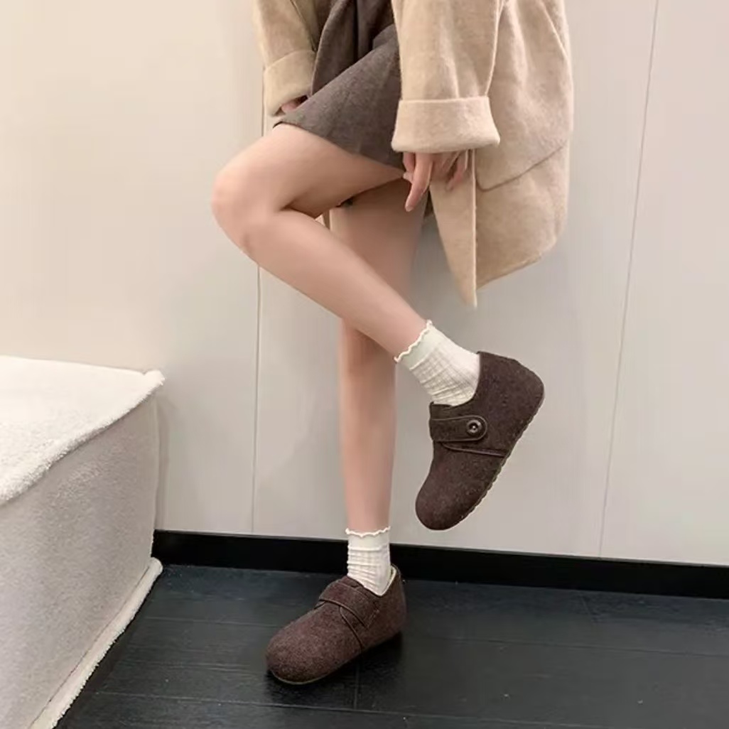 1178冬季新款加绒内增高毛毛鞋女休闲百搭