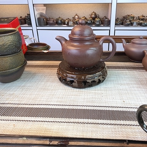 茶壶紫砂宜兴紫砂泥420 c半手