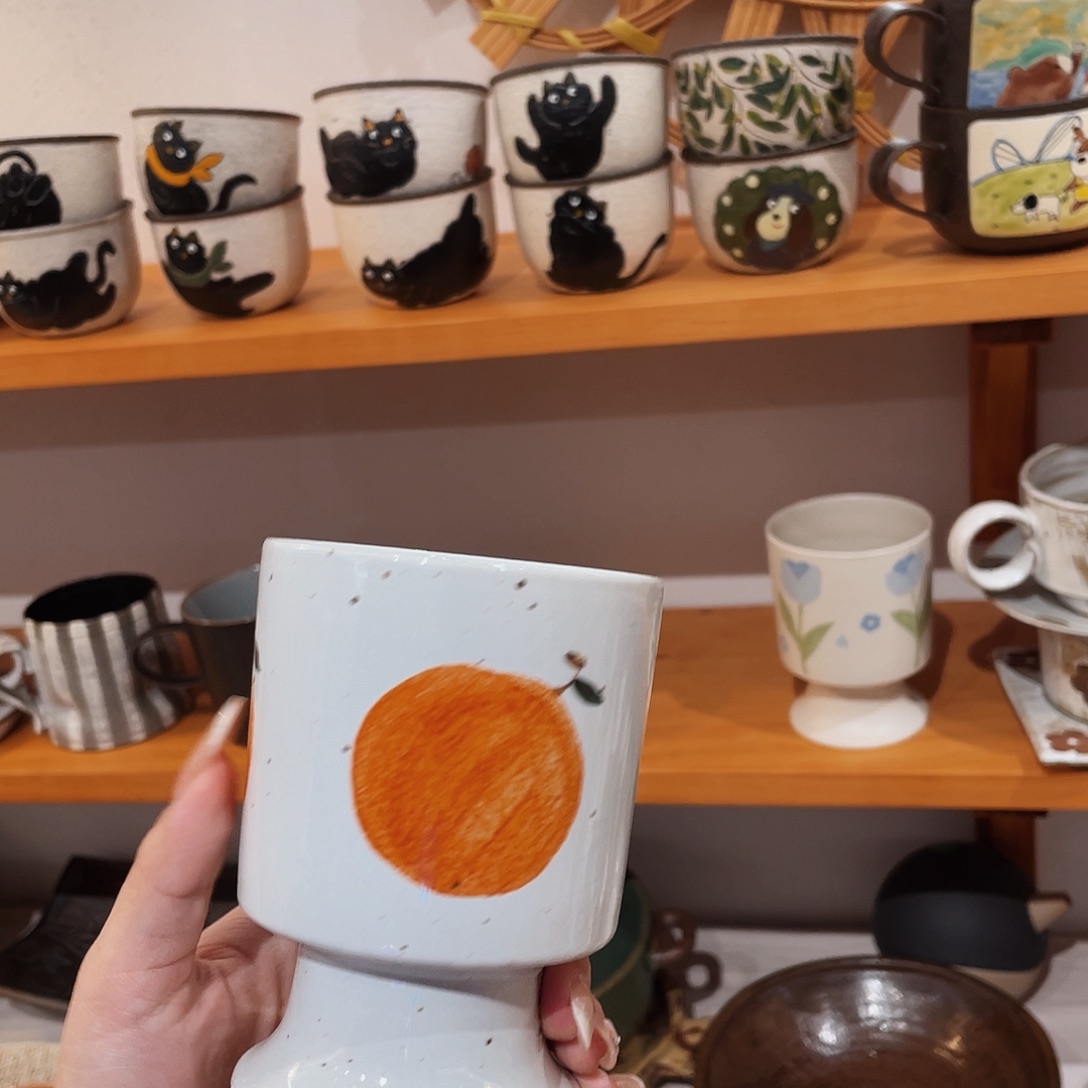 陶瓷双饮款小野杂货铺一个 