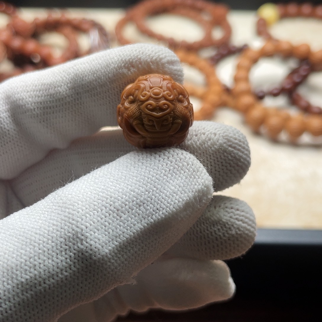 猴头核桃吊坠象神