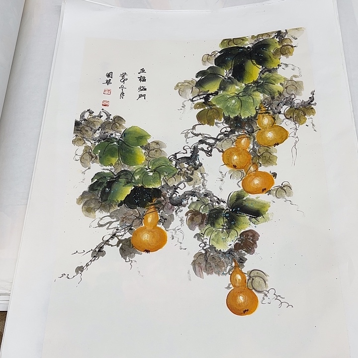 国画花鸟的生活和三开