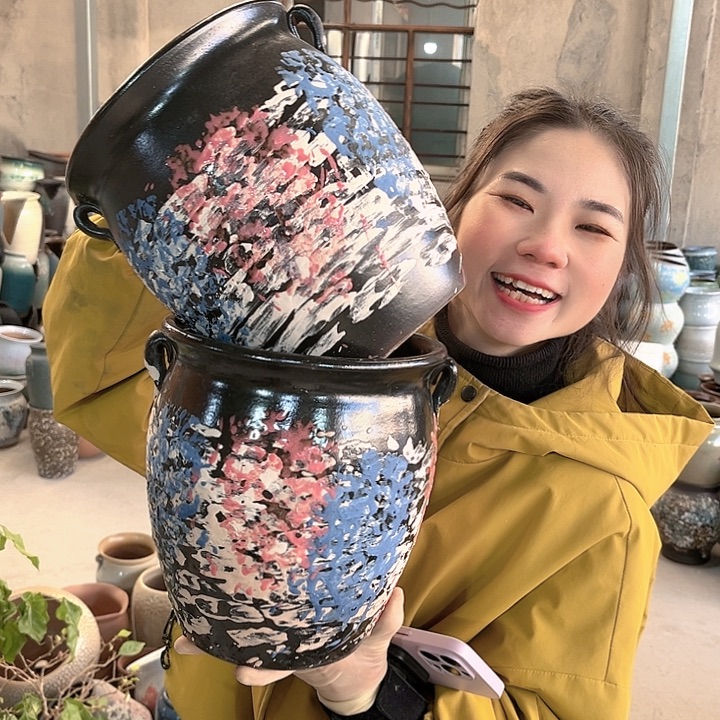 正品口20高25花盆……