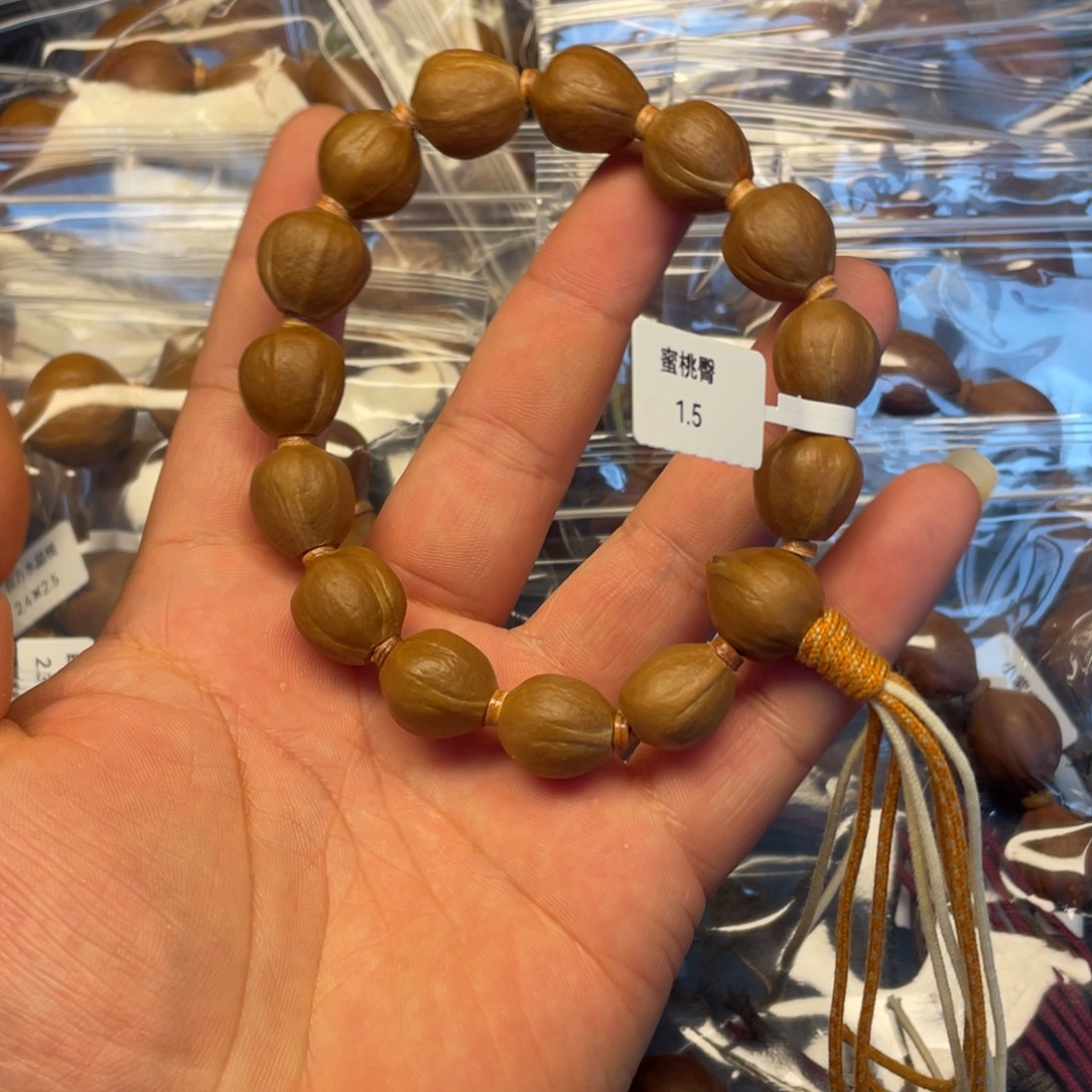 橄榄核手串小蜜桃橄榄核1.5