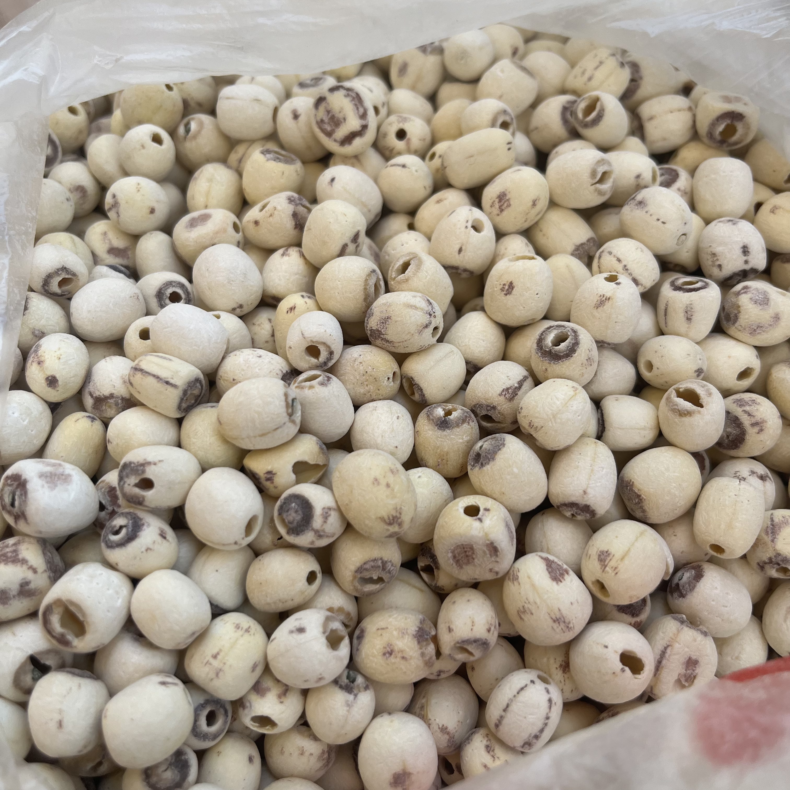 白莲子干货500g新鲜煲汤煮粥饱满颗粒原色莲子干货