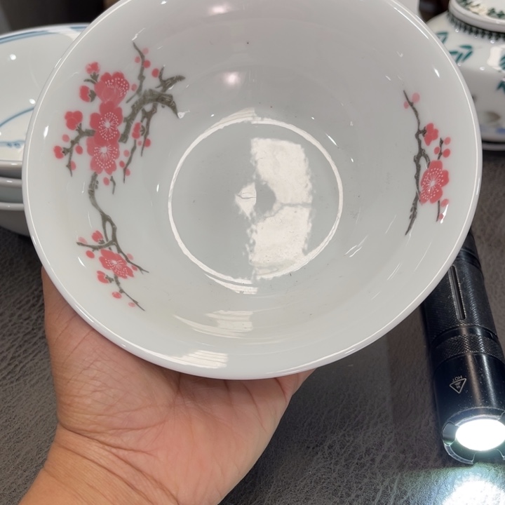 醴陵高温瓷器釉下彩15厘米