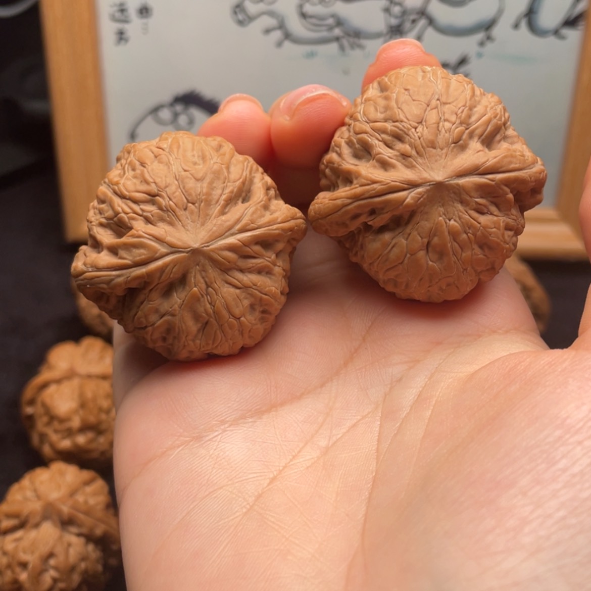 【闪购商品】文玩核桃把件智*41.5全品铁锤