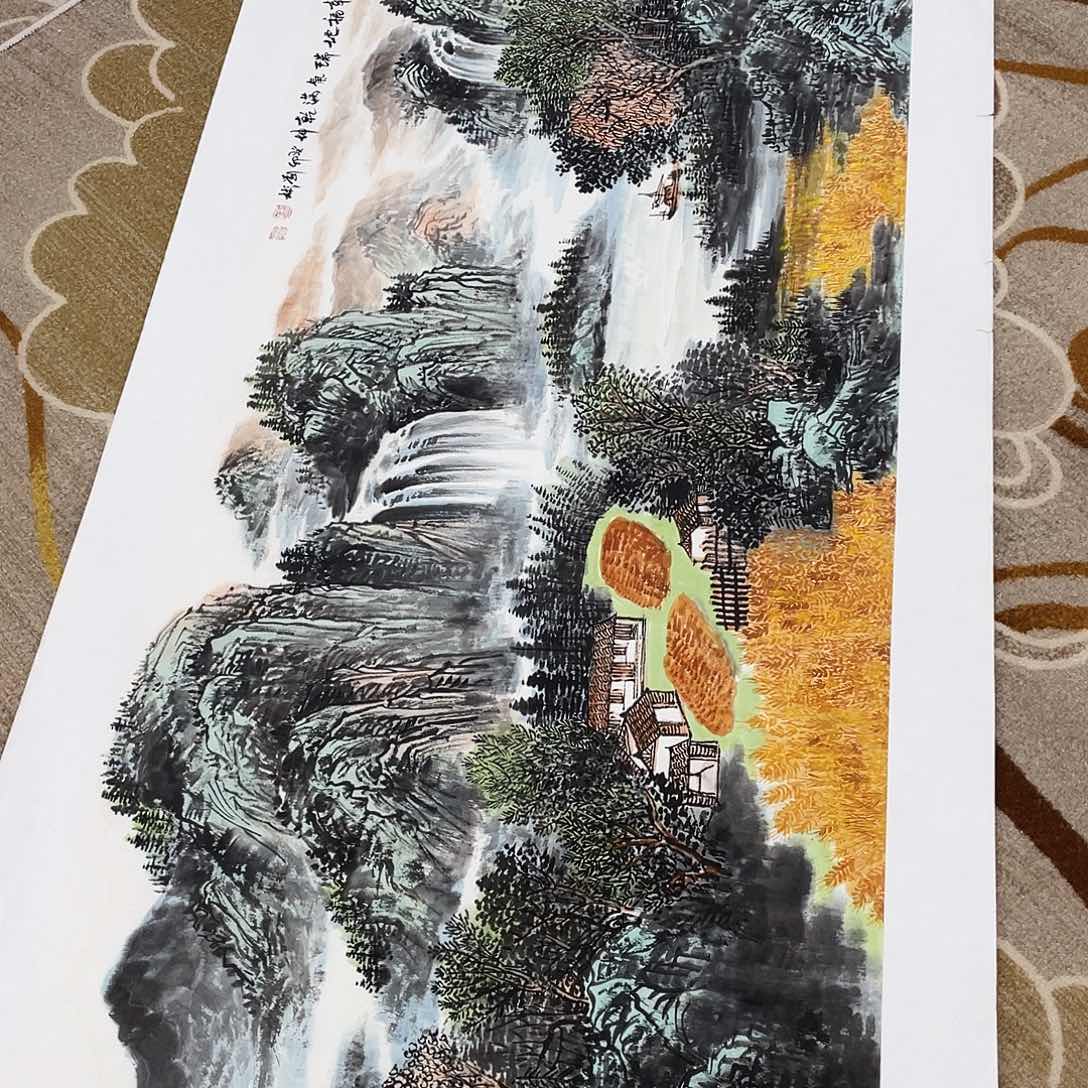 国画见**齐定制作品拖低