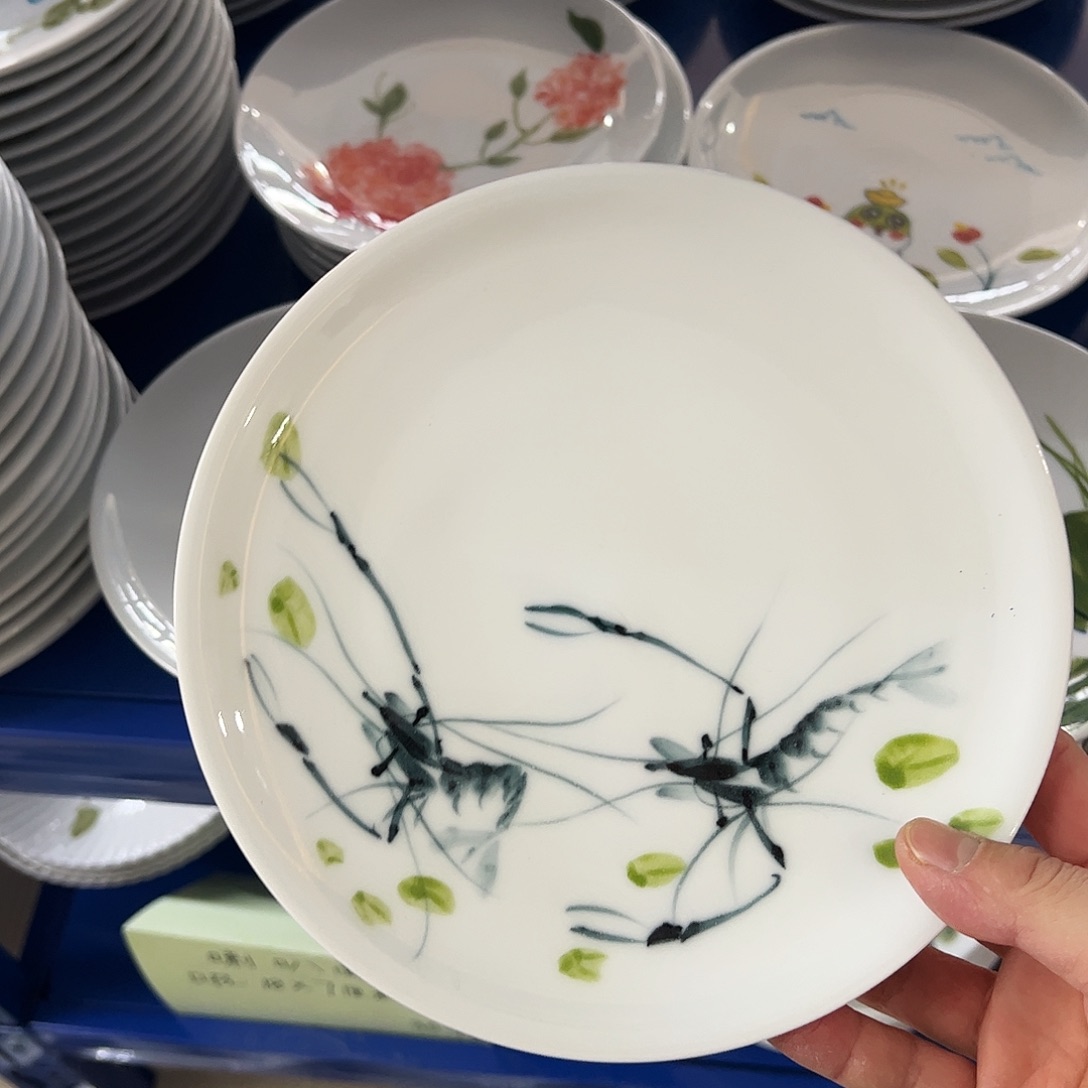 瓷片景德镇陶瓷手工手绘制作