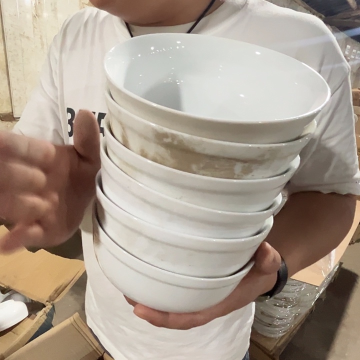 瓷片景德镇陶瓷6寸护边6只