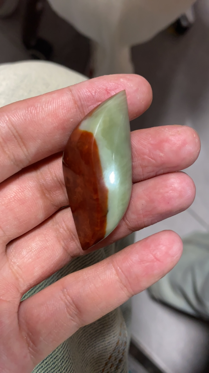 非金属木质吊坠 红山文化黄白吊坠