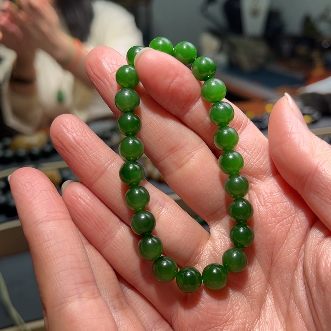 和田玉手链未镶嵌