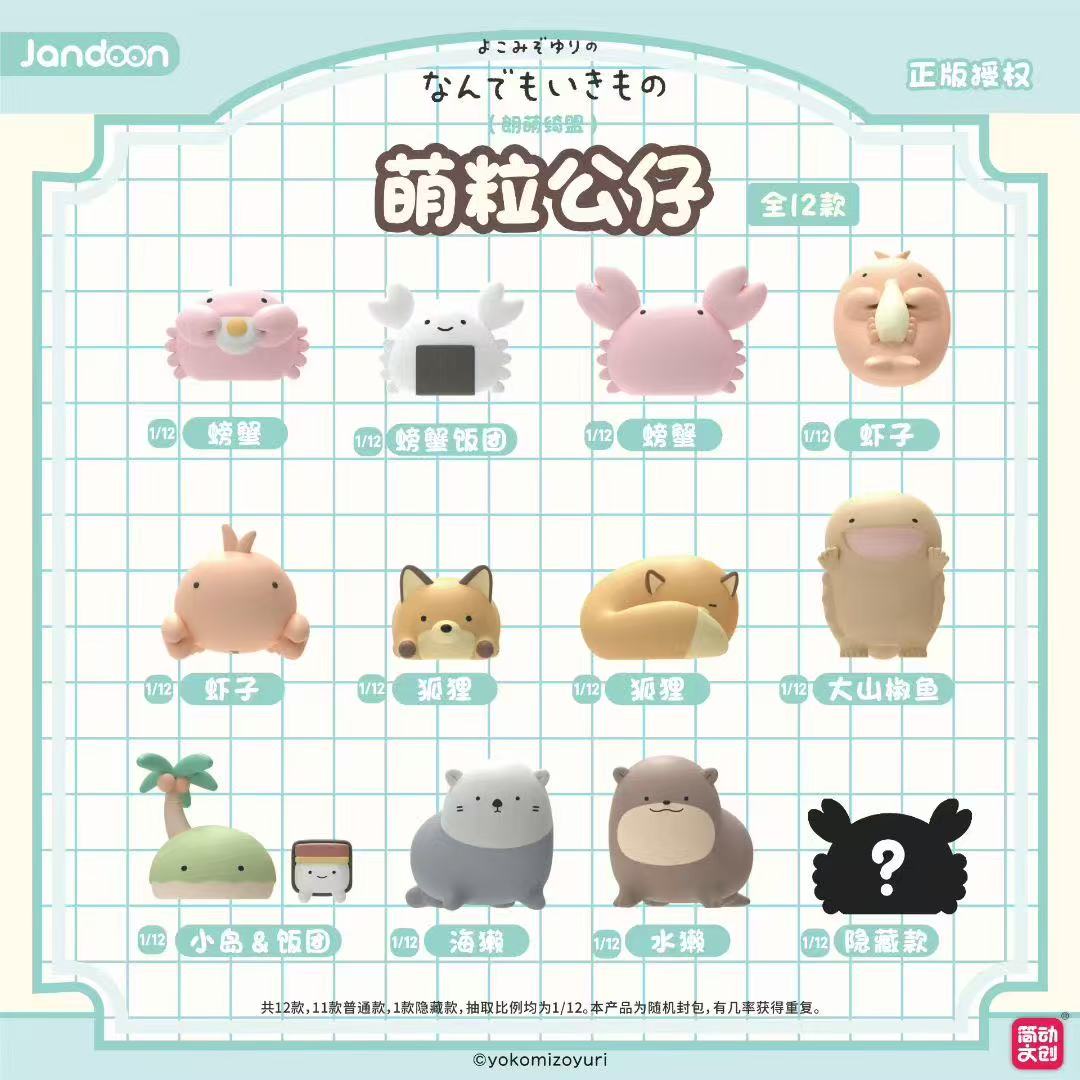 简动文创（代拆）朗萌绮盟 一萌粒公仔角落生物盲盒【拆盒】 