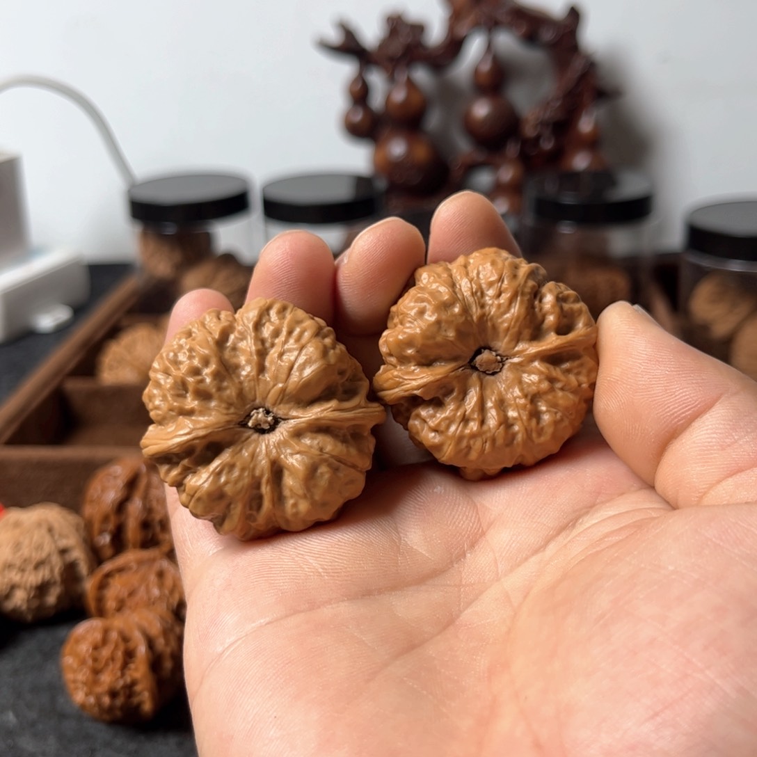 文玩核桃把件超*#蛤蟆头