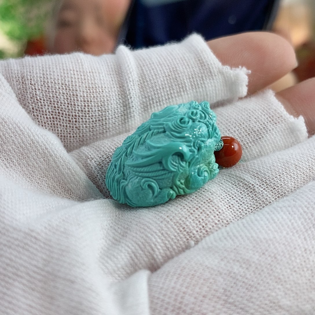 绿松石珠宝奇石未镶嵌